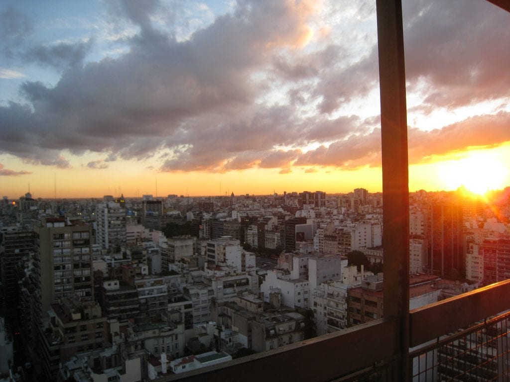 Sunsets in Buenos Aires