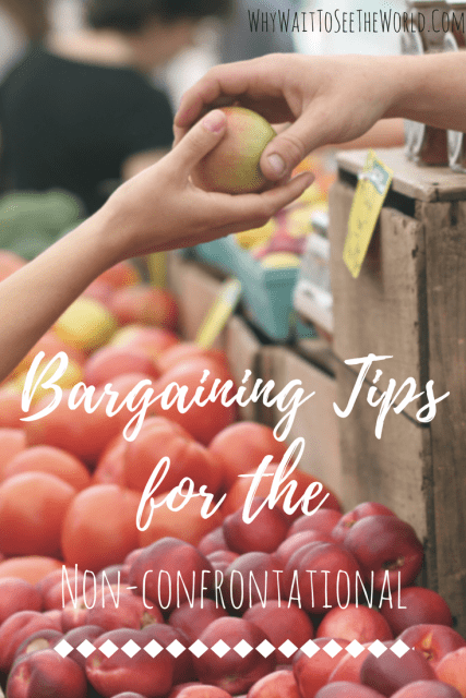 Bargaining Tips for the Non-Confrontational 