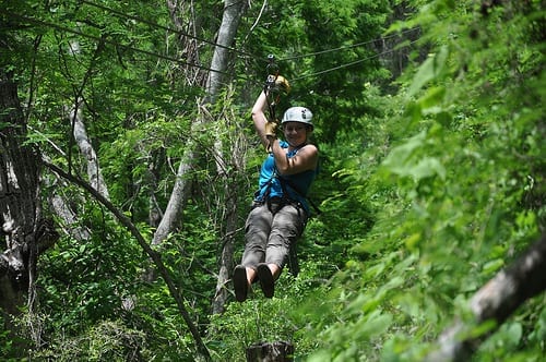 Ziplinning through the Trees - Is Travel Risky?