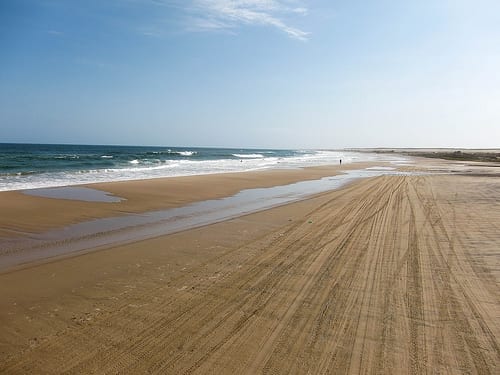 The Empty Beach at Cabo Polonio