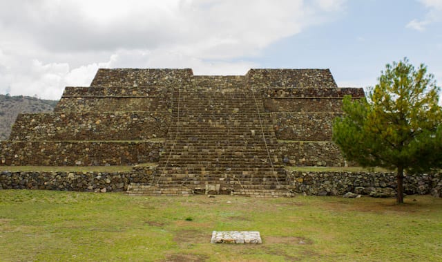 The Earth Fertility Pyramid at the Mexico Ruins of Cantona