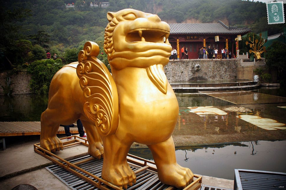 Dragon Statue, Huaqing Hot Springs