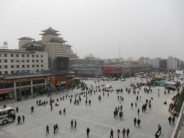 Xi'an, China Train Station
