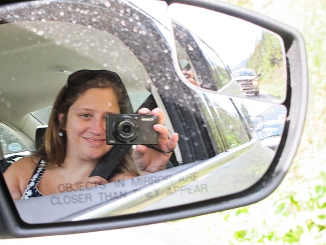 A Photo of Me in the Side Mirror - My Top Tips for Blogging Success