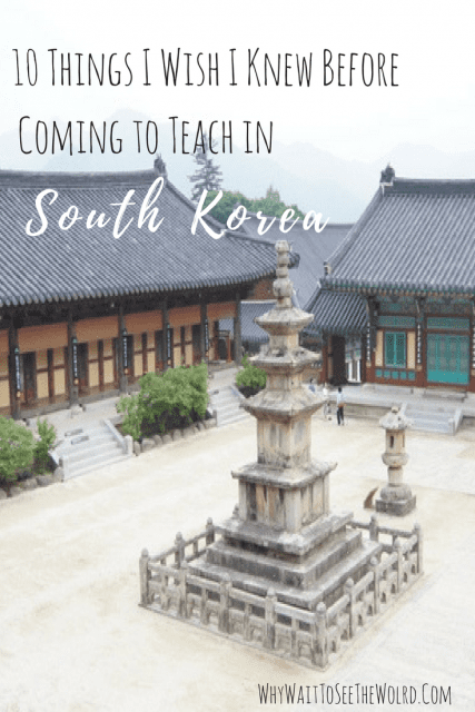 10 Things I Wish I Knew Before Coming to Teach in South Korea