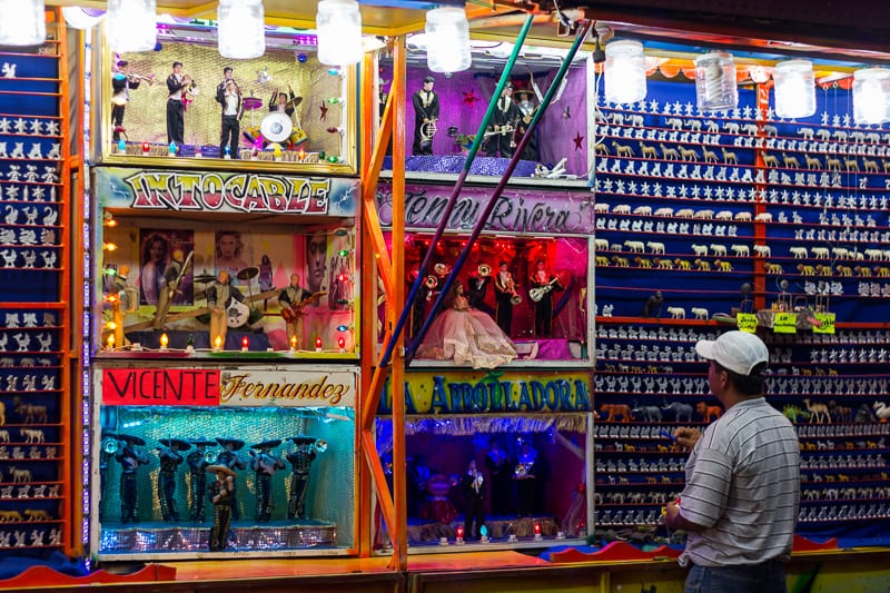 Wall of Prizes at Sayulita Days in Mexico