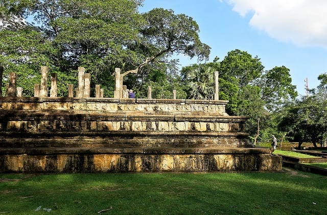 Remains of a Temple at Polonnaruwa, Sri Lanka