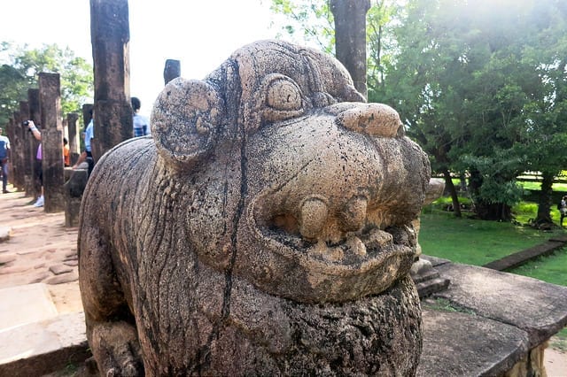 Statue at Polonnaruwa in Sri Lanka