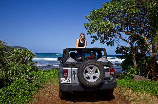 2 door jeeps look cool but they may not be best for the road to Hana