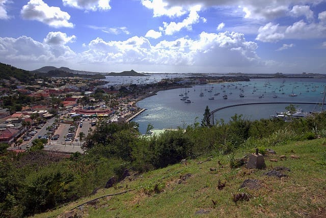 The Port of St. Martin from Above