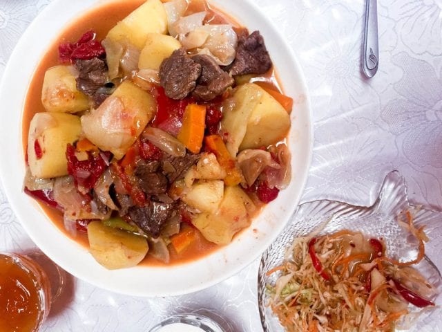 Mmmmm meat and potatoes - Exploring the Foods of Kyrgyzstan 