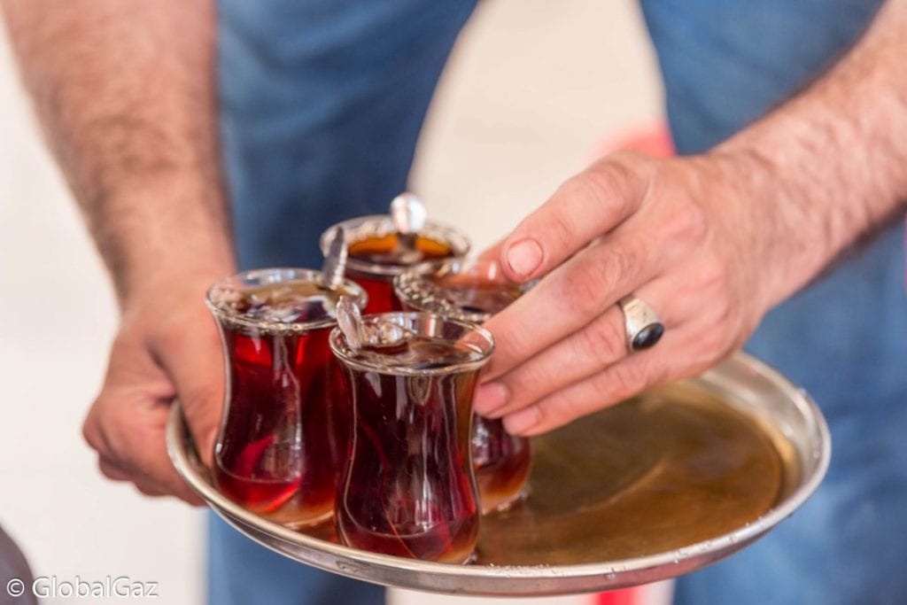 Glasses of Tea in Erbil, Iraq - On Holiday in Iraq