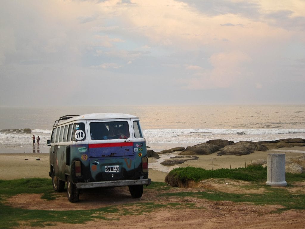VW Van Parked on the Beach - Why An IUD is the Best Birth Control for Travelers