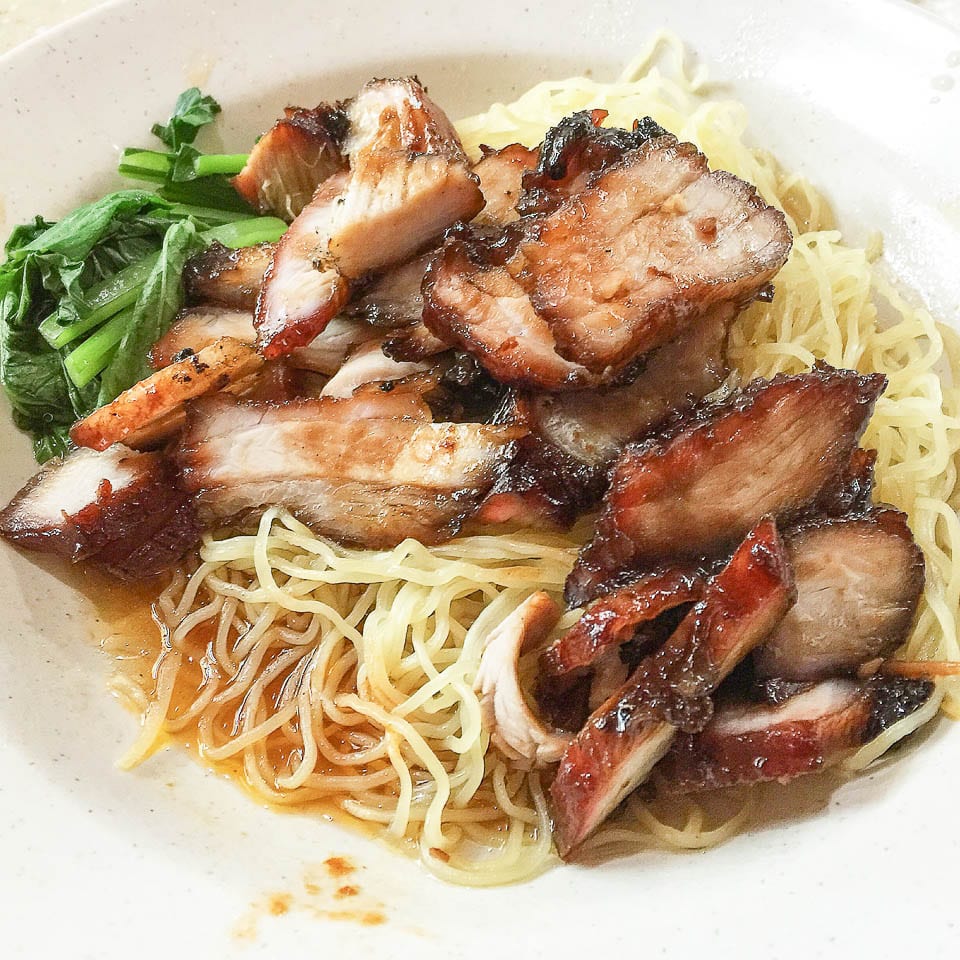 Hawker Foods in Singapore - Wanton Noodle