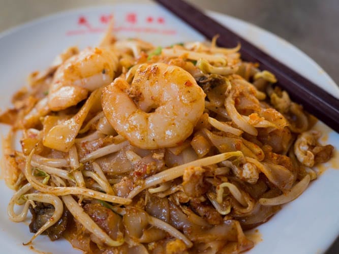 A plate of Char Koay Teow in Penang, Malaysia - A Luxury Malaysia Holiday