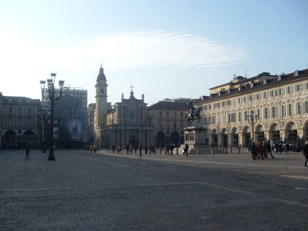 The Main Square in Turin, Italy - Get Your Graduate Degree in Europe and Explore Some Underrated Cities