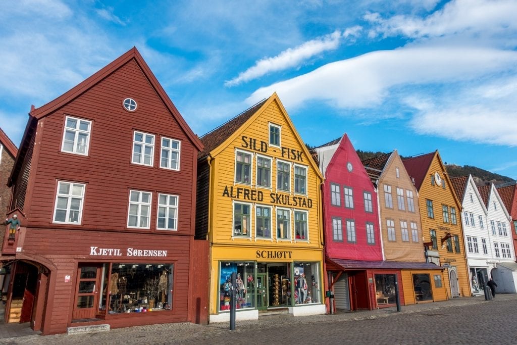 Colorful Houses in Norway - A Winter Trip to Norway, How Much Does it Cost?