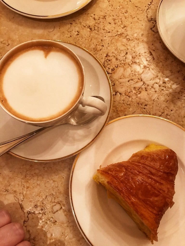 A Cappuccino and Cornetto to Start Off Our Tour with Delicious Bologna