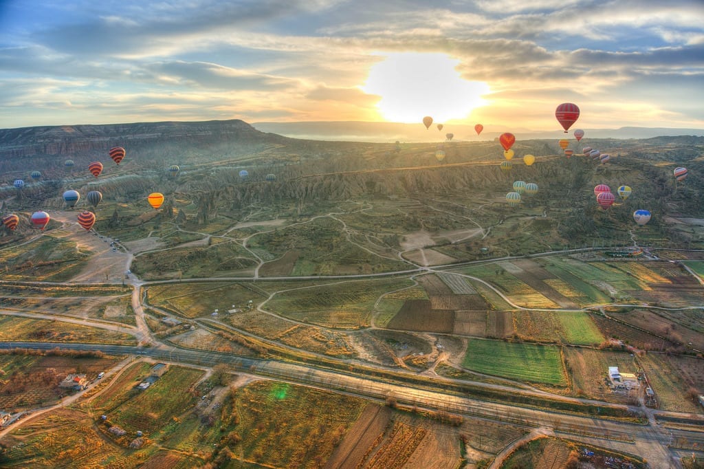 The Sunrise Over Cappadocia with Hot Air Balloons - Istanbul and Cappadocia in Beautiful Photos