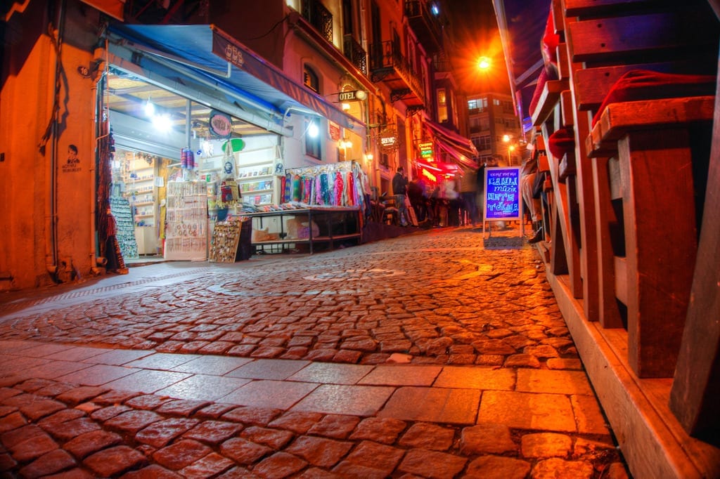 A Street Stall in Istanbul at Night - Beautiful Istanbul and Cappadocia