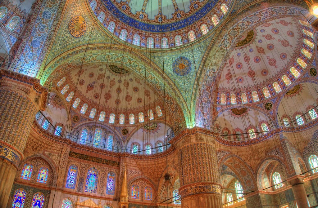 The Stunning Interior of the Blue Mosque - Istanbul and Cappadocia in Beautiful Photos